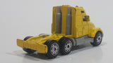 2006 Matchbox Tractor Cab Semi Truck Yellow Die Cast Toy Car Vehicle