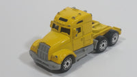 2006 Matchbox Tractor Cab Semi Truck Yellow Die Cast Toy Car Vehicle