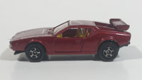 Vintage PlayArt De Tomaso Pantera Dark Red Die Cast Toy Car Vehicle - Hong Kong