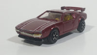 Vintage PlayArt De Tomaso Pantera Dark Red Die Cast Toy Car Vehicle - Hong Kong