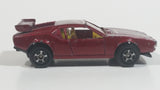 Vintage PlayArt De Tomaso Pantera Dark Red Die Cast Toy Car Vehicle - Hong Kong