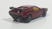 Vintage PlayArt De Tomaso Pantera Dark Red Die Cast Toy Car Vehicle - Hong Kong