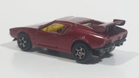 Vintage PlayArt De Tomaso Pantera Dark Red Die Cast Toy Car Vehicle - Hong Kong