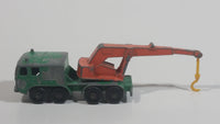 Vintage 1965 Matchbox Series Lesney Products 8 Wheel Crane Truck No. 30 Green Die Cast Toy Car Vehicle Made in England