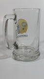 CFL Canadian Football League Edmonton Eskimos Sports Team Glass Beer Mug Collectible