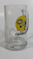 CFL Canadian Football League Edmonton Eskimos Sports Team Glass Beer Mug Collectible