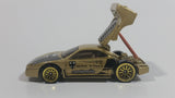 1998 Hot Wheels Dash 4 Cash Ferrari F40 Gold Die Cast Toy Dream Luxury Super Car Vehicle Opening Rear Mount Engine