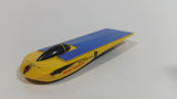 1998 Hot Wheels First Editions Solar Eagle III Yellow Plastic and Die Cast Toy Car Vehicle