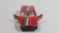 Majorette Alfa 75 Red No. 271 Forza Italia Die Cast Toy Car Vehicle with Opening Doors 1/55 Scale