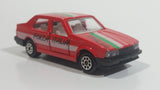 Majorette Alfa 75 Red No. 271 Forza Italia Die Cast Toy Car Vehicle with Opening Doors 1/55 Scale