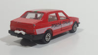 Majorette Alfa 75 Red No. 271 Forza Italia Die Cast Toy Car Vehicle with Opening Doors 1/55 Scale