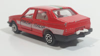 Majorette Alfa 75 Red No. 271 Forza Italia Die Cast Toy Car Vehicle with Opening Doors 1/55 Scale