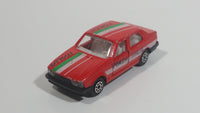 Majorette Alfa 75 Red No. 271 Forza Italia Die Cast Toy Car Vehicle with Opening Doors 1/55 Scale