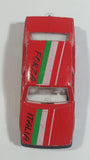 Majorette Alfa 75 Red No. 271 Forza Italia Die Cast Toy Car Vehicle with Opening Doors 1/55 Scale