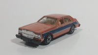 Vintage Yatming Road Tough Street Machines Cadillac Seville No. 1026 Brown Die Cast Toy Car Vehicle