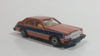 Vintage Yatming Road Tough Street Machines Cadillac Seville No. 1026 Brown Die Cast Toy Car Vehicle