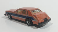 Vintage Yatming Road Tough Street Machines Cadillac Seville No. 1026 Brown Die Cast Toy Car Vehicle