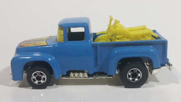 1979 Hot Wheels '56 Hi-Tail Hauler Dark Blue Enamel Ford Pickup Truck Die Cast Toy Car Vehicle - Hong Kong