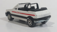 Majorette Peugeot 205 CTI Convertible 1/53 Scale No. 281 & No. 210 White Die Cast Toy Car Vehicle