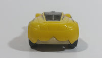 2009 Hot Wheels Track Stars Ultra Rage Yellow Plastic Body Die Cast Toy Car Vehicle