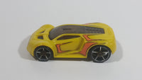 2009 Hot Wheels Track Stars Ultra Rage Yellow Plastic Body Die Cast Toy Car Vehicle