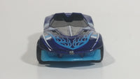 2012 Hot Wheels HW Code Cars Yur So Fast Ferrari Metallic Dark Blue Die Cast Toy Car Vehicle