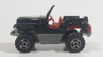 Majorette Jeep CJ 4x4 No. 290 & No. 244 Black 1/54 Scale Die Cast Toy Car Vehicle