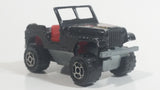 Majorette Jeep CJ 4x4 No. 290 & No. 244 Black 1/54 Scale Die Cast Toy Car Vehicle