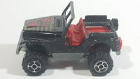 Majorette Jeep CJ 4x4 No. 290 & No. 244 Black 1/54 Scale Die Cast Toy Car Vehicle