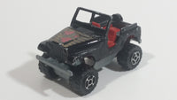 Majorette Jeep CJ 4x4 No. 290 & No. 244 Black 1/54 Scale Die Cast Toy Car Vehicle