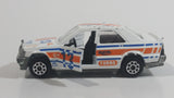 Vintage Majorette Mercedes 190E 2.3 - 16 White #13 No. 231 Die Cast Toy Car Vehicle with Opening Doors 1/59 Scale Made in France