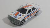 Vintage Majorette Mercedes 190E 2.3 - 16 White #13 No. 231 Die Cast Toy Car Vehicle with Opening Doors 1/59 Scale Made in France