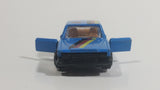 Unmarked Brand Blue Sedan "MB" Die Cast Toy Car Vehicle with Opening Doors