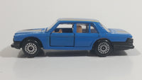 Unmarked Brand Blue Sedan "MB" Die Cast Toy Car Vehicle with Opening Doors