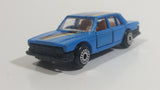 Unmarked Brand Blue Sedan "MB" Die Cast Toy Car Vehicle with Opening Doors