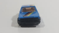 Unmarked Brand Blue Sedan "MB" Die Cast Toy Car Vehicle with Opening Doors