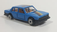 Unmarked Brand Blue Sedan "MB" Die Cast Toy Car Vehicle with Opening Doors