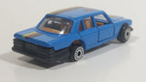 Unmarked Brand Blue Sedan "MB" Die Cast Toy Car Vehicle with Opening Doors