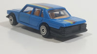 Unmarked Brand Blue Sedan "MB" Die Cast Toy Car Vehicle with Opening Doors