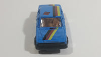 Unmarked Brand Blue Sedan "MB" Die Cast Toy Car Vehicle with Opening Doors