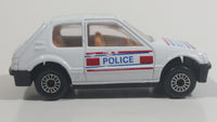 Very Rare HTF Sohbi Volkswagen VW Golf Police Cop White Die Cast Toy Car Emergency Rescue Vehicle