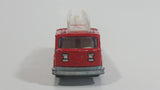Vintage Majorette Pompier Fire Ladder Truck No. 207 Red 1/100 Scale Die Cast Toy Car Firefighting Rescue Emergency Vehicle