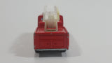 Vintage Majorette Pompier Fire Ladder Truck No. 207 Red 1/100 Scale Die Cast Toy Car Firefighting Rescue Emergency Vehicle
