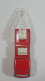 Vintage Majorette Pompier Fire Ladder Truck No. 207 Red 1/100 Scale Die Cast Toy Car Firefighting Rescue Emergency Vehicle
