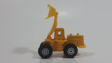 Unknown Brand Tractor Bull Dozer Yellow Plastic and Metal Die Cast Toy Car Construction Equipment Machinery Vehicle