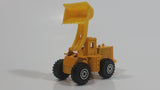 Unknown Brand Tractor Bull Dozer Yellow Plastic and Metal Die Cast Toy Car Construction Equipment Machinery Vehicle