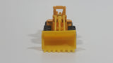 Unknown Brand Tractor Bull Dozer Yellow Plastic and Metal Die Cast Toy Car Construction Equipment Machinery Vehicle