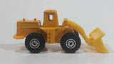 Unknown Brand Tractor Bull Dozer Yellow Plastic and Metal Die Cast Toy Car Construction Equipment Machinery Vehicle