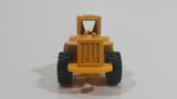 Unknown Brand Tractor Bull Dozer Yellow Plastic and Metal Die Cast Toy Car Construction Equipment Machinery Vehicle