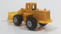 Unknown Brand Tractor Bull Dozer Yellow Plastic and Metal Die Cast Toy Car Construction Equipment Machinery Vehicle